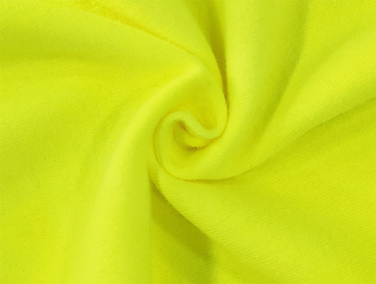 100% cotton FR High Visibility knitted fabric